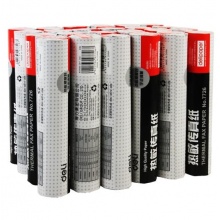 得力(deli)7726 热敏传真纸210mm*20码 24卷/盒