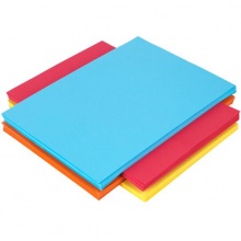 得力（deli） 7393A4 深黄色彩色复印纸 80g 100张/包 单包装