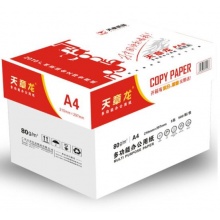 天章 (TANGO) 天章龙A4 复印纸 80g 500张/包 5包/箱